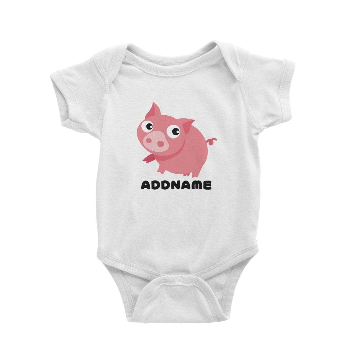 Farm Pig Addname Baby Romper