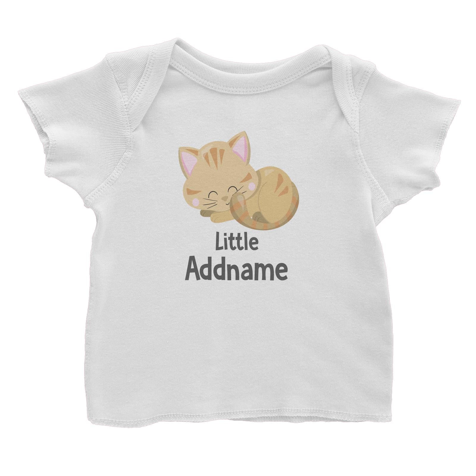 Adorable Cats Light Brown Cat Little Addname Baby T-Shirt