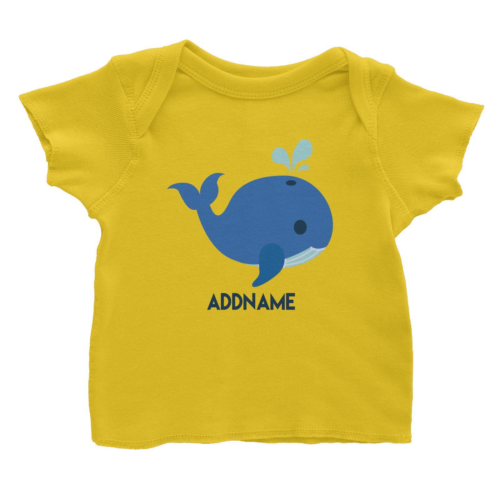 Sailor Whale Addname Baby T-Shirt  Matching Family Personalizable Designs