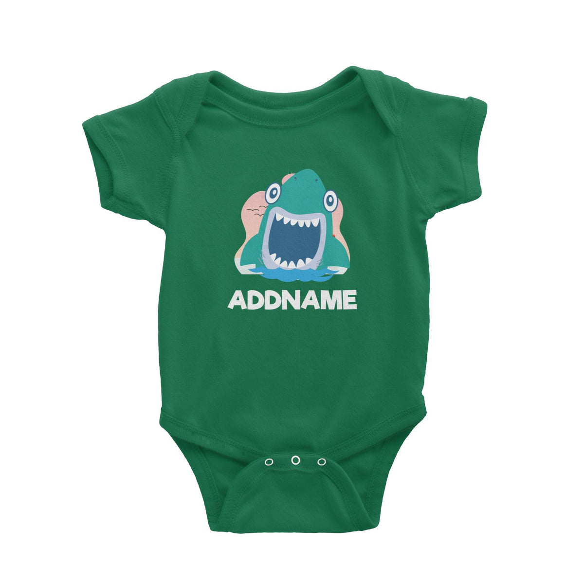 Cute Shark  Baby Romper
