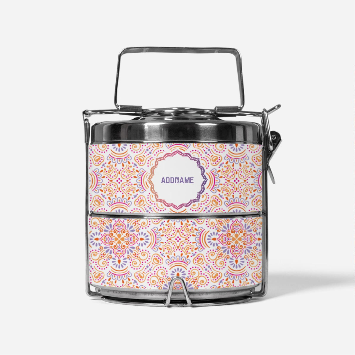 Pookal Series Premium Two Tier Tiffin Carrier - Triumph