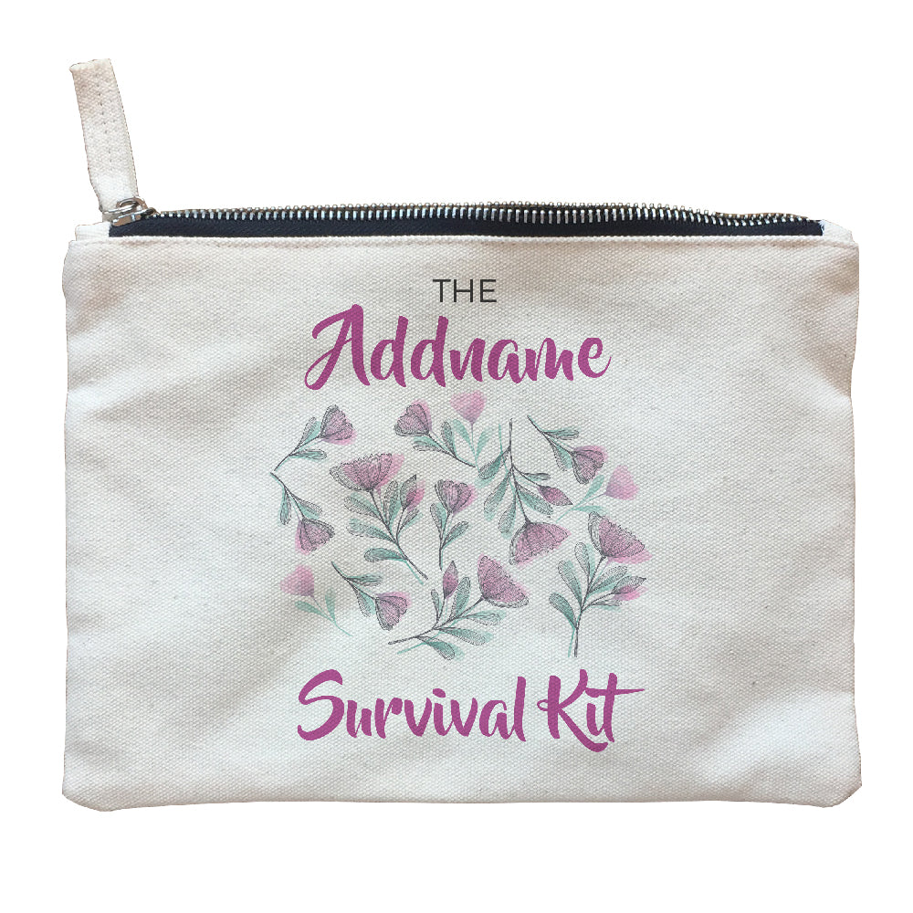 My Flower Survival Kit Zipper Pouch