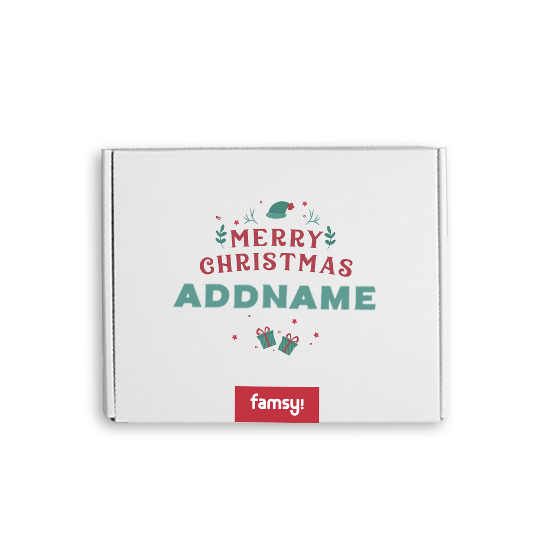 Personalised Small Christmas Gift Box