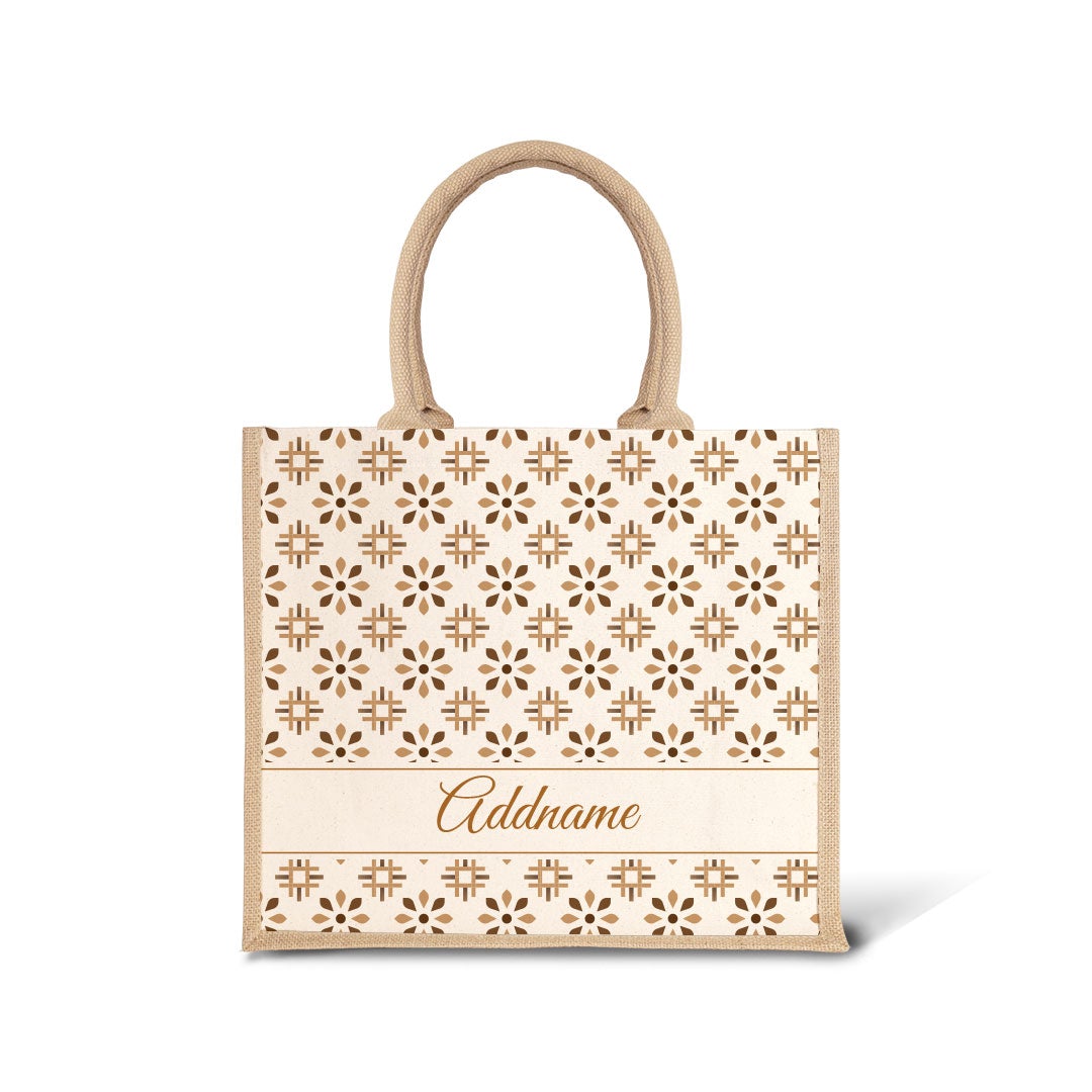 Moroccan Series - Tawny Brown Jute Bags
