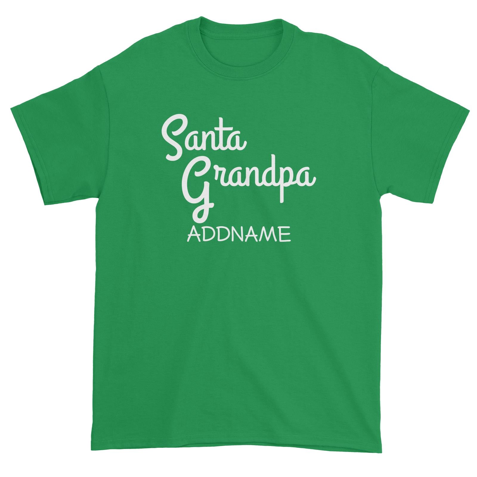 Xmas Santa Grandpa Unisex T-Shirt