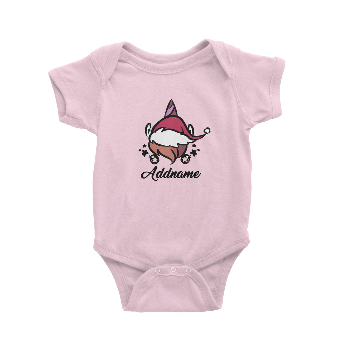 Xmas Pretty Unicorn Baby Romper
