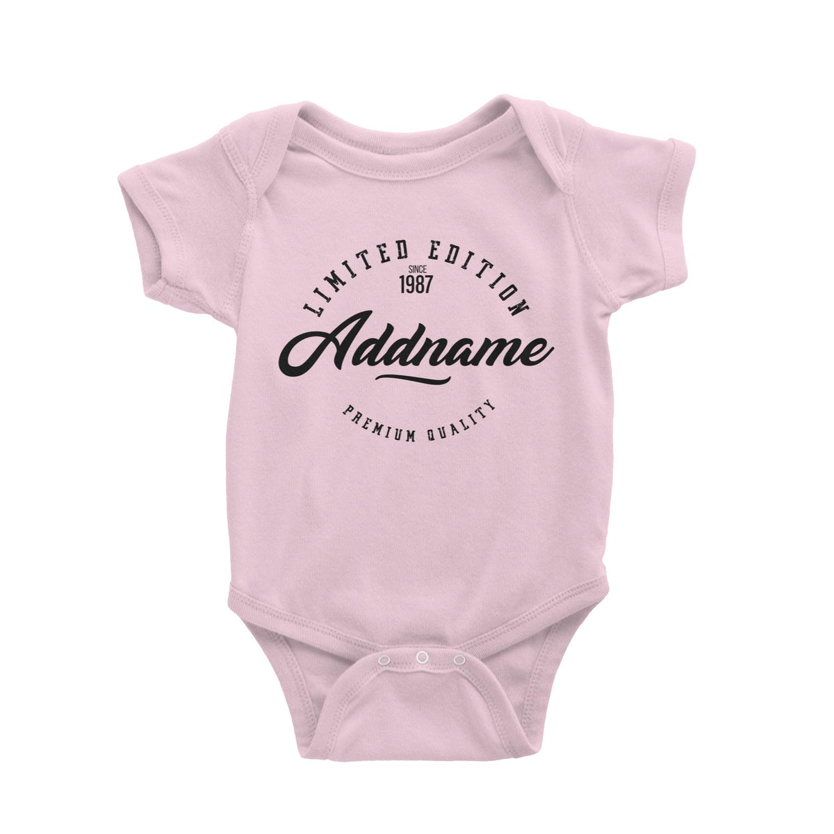 Limited Edition Since Year Personalizable with Name and Year Baby Romper