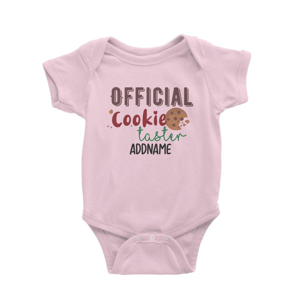 Xmas Official Cookie Taster Baby Romper