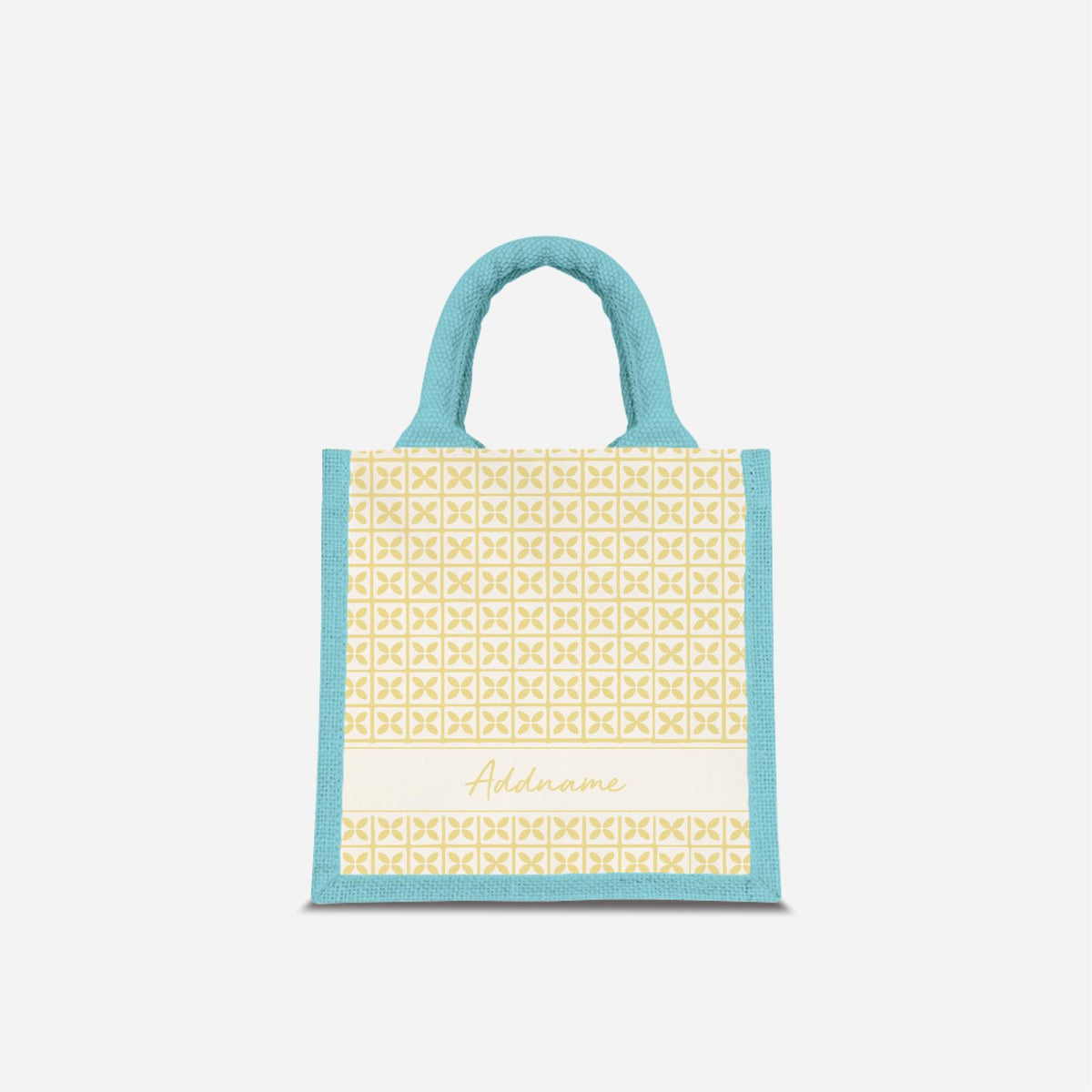 Kedah Rumaysa Jute Bag - Yellow