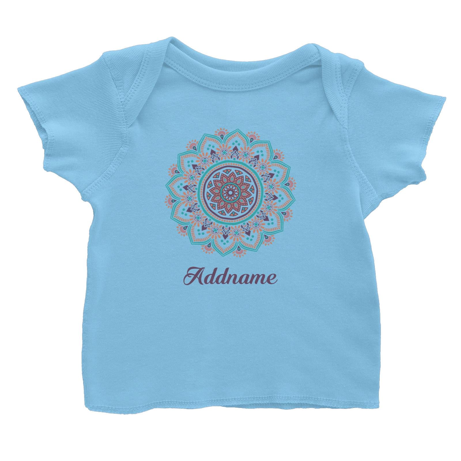 Deepavali Series Turquoise Mandala Baby T-Shirt