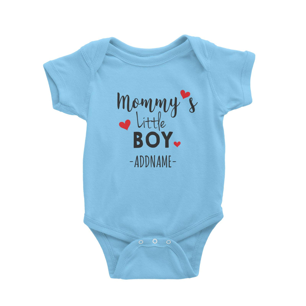 Mommy&#39;s Little Boy Addname Baby Romper Personalizable Designs Basic Newborn