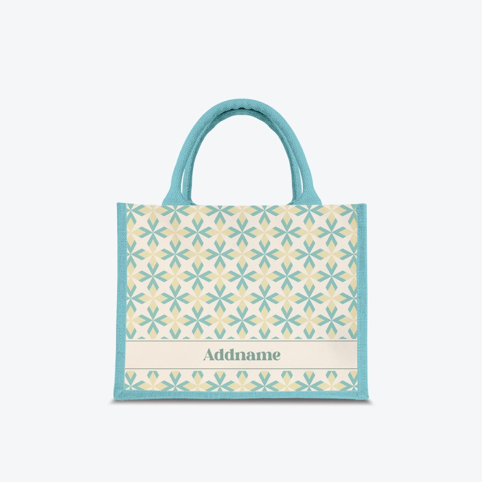 Ixora Series Jute Bag - Teal