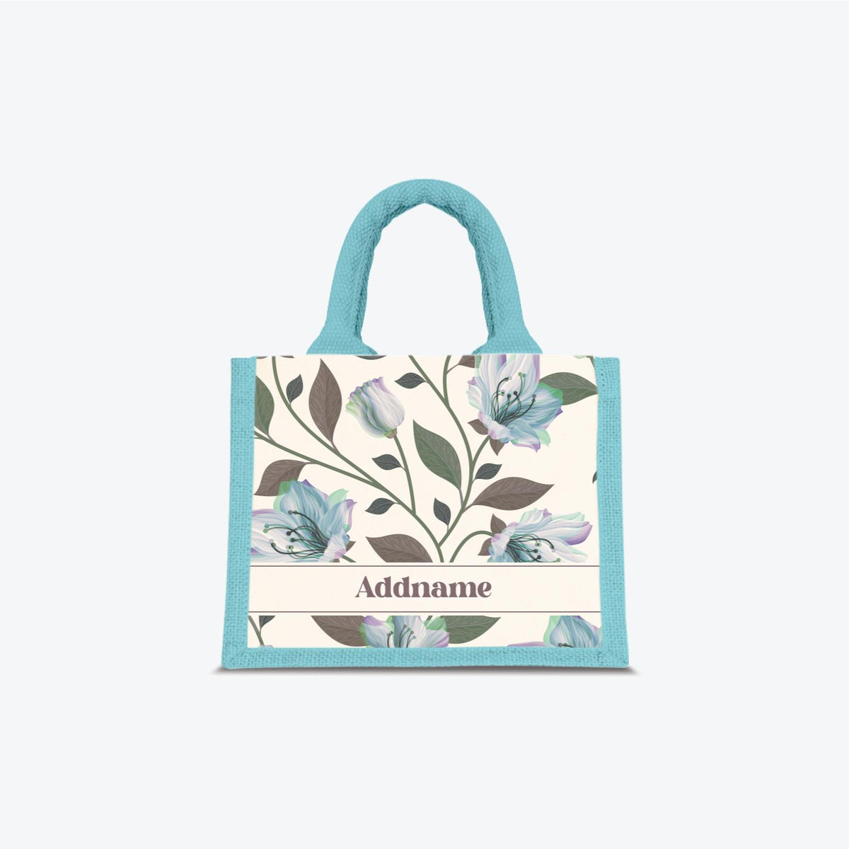 Classic Kesuma Jute Bag - Icy Blue