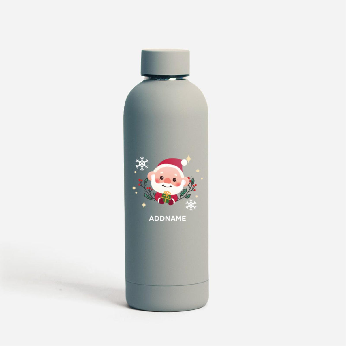 Christmas Cute Animal Series Mizu -  Santa Light Grey