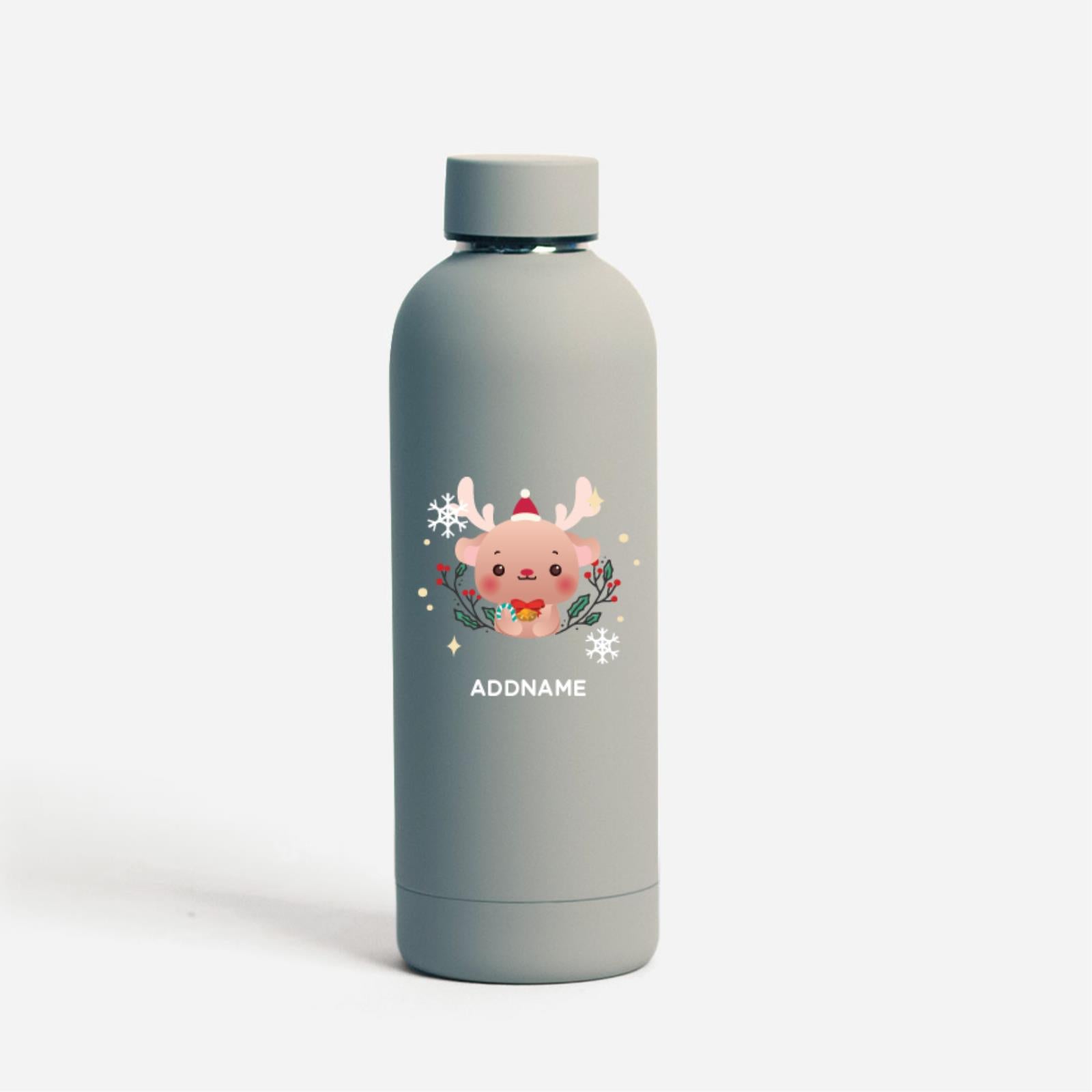 Christmas Cute Animal Series Mizu -  Reindeer Light Grey
