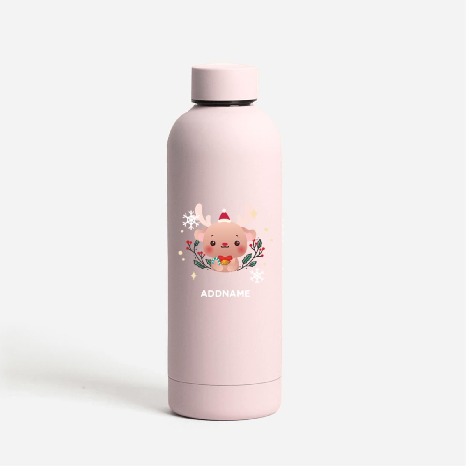 Christmas Cute Animal Series Mizu -  Reindeer Light Pink