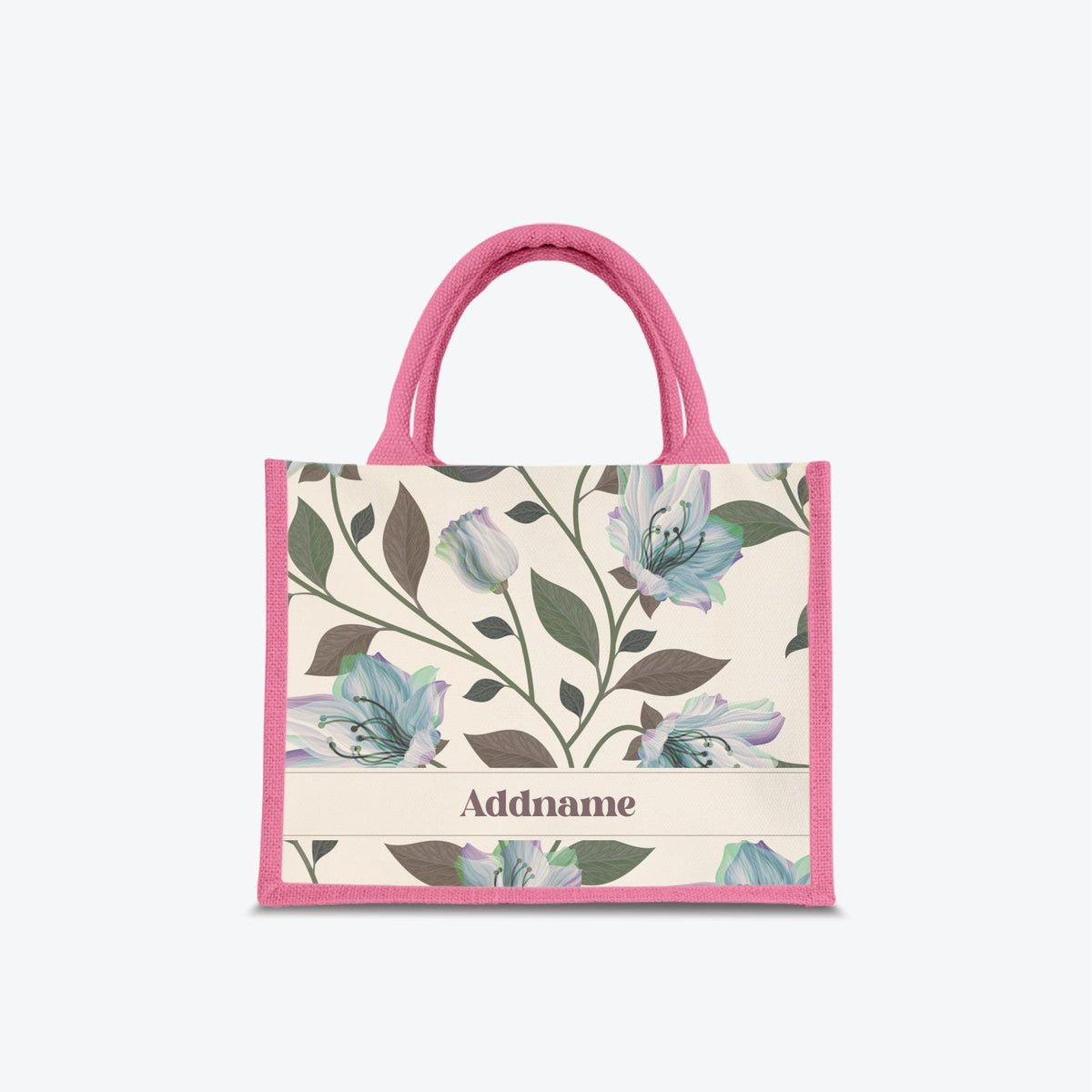 Classic Kesuma Jute Bag - Icy Blue