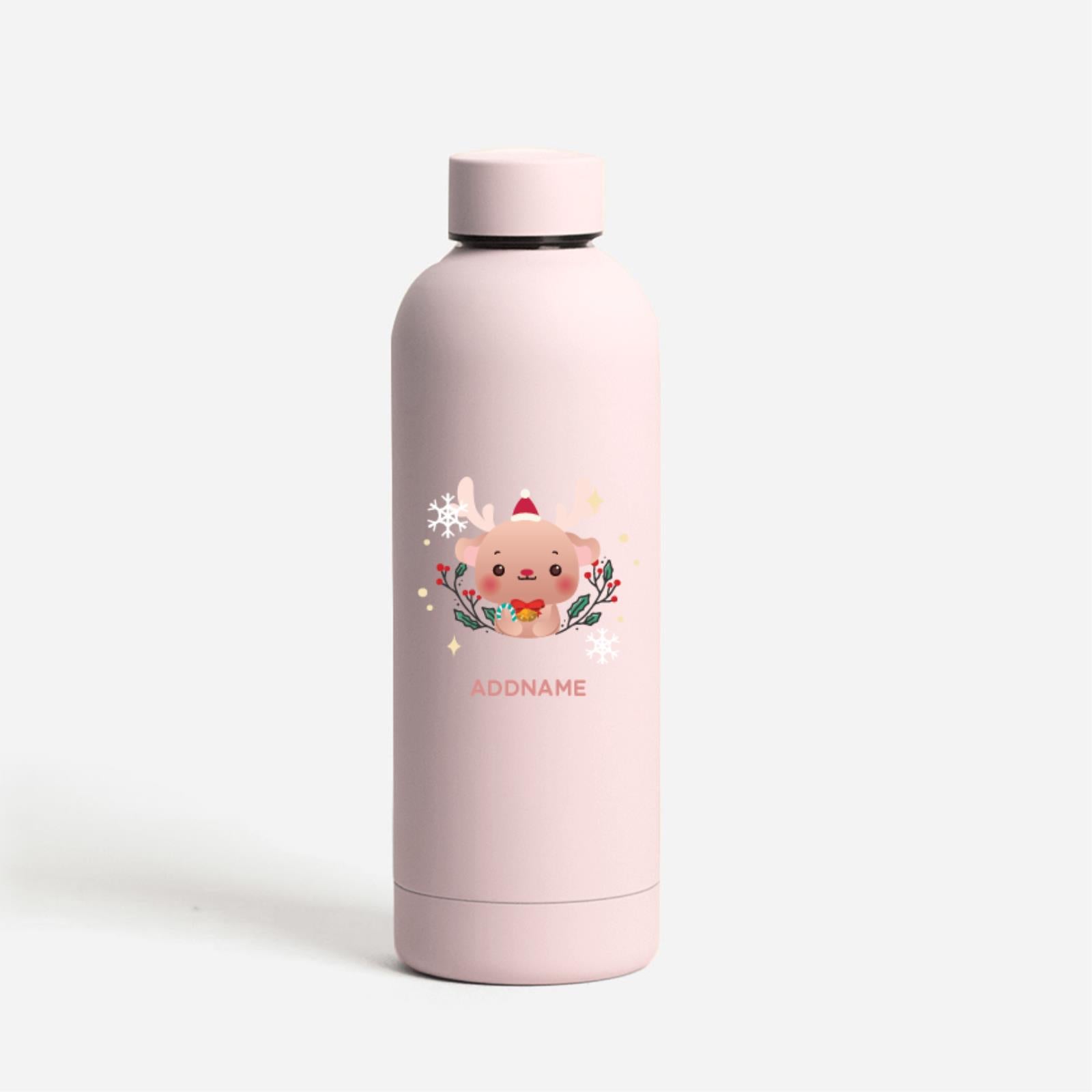 Christmas Cute Animal Series Mizu -  Reindeer Light Pink