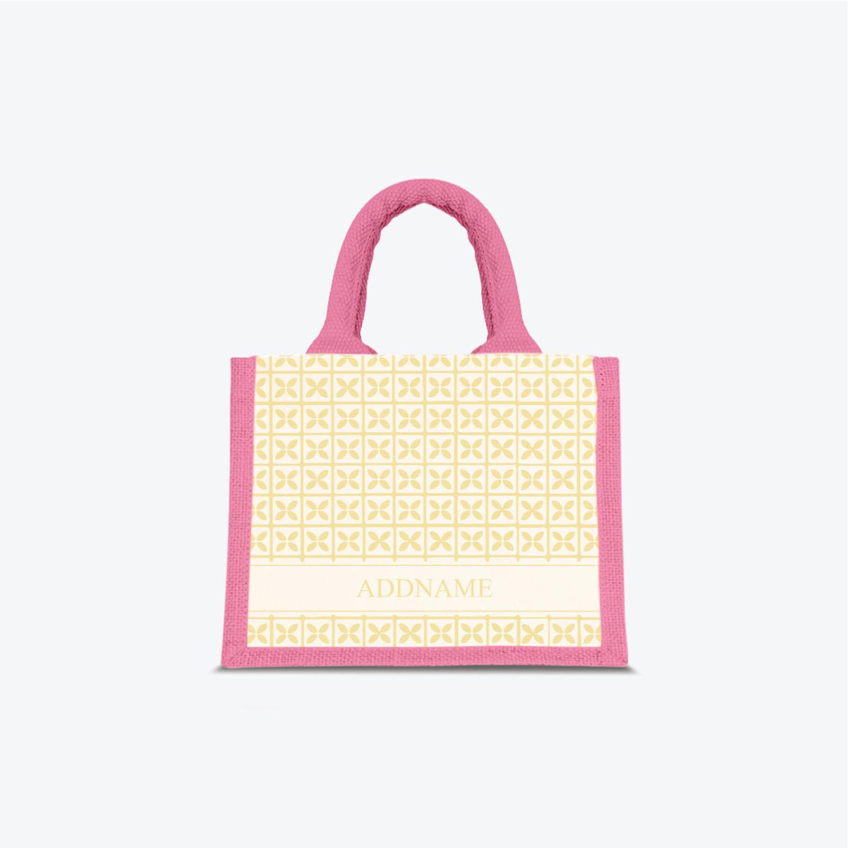 Kedah Rumaysa Jute Bag - Yellow