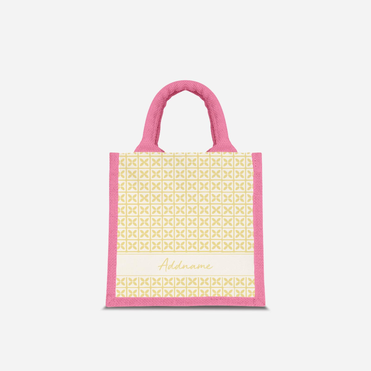 Kedah Rumaysa Jute Bag - Yellow