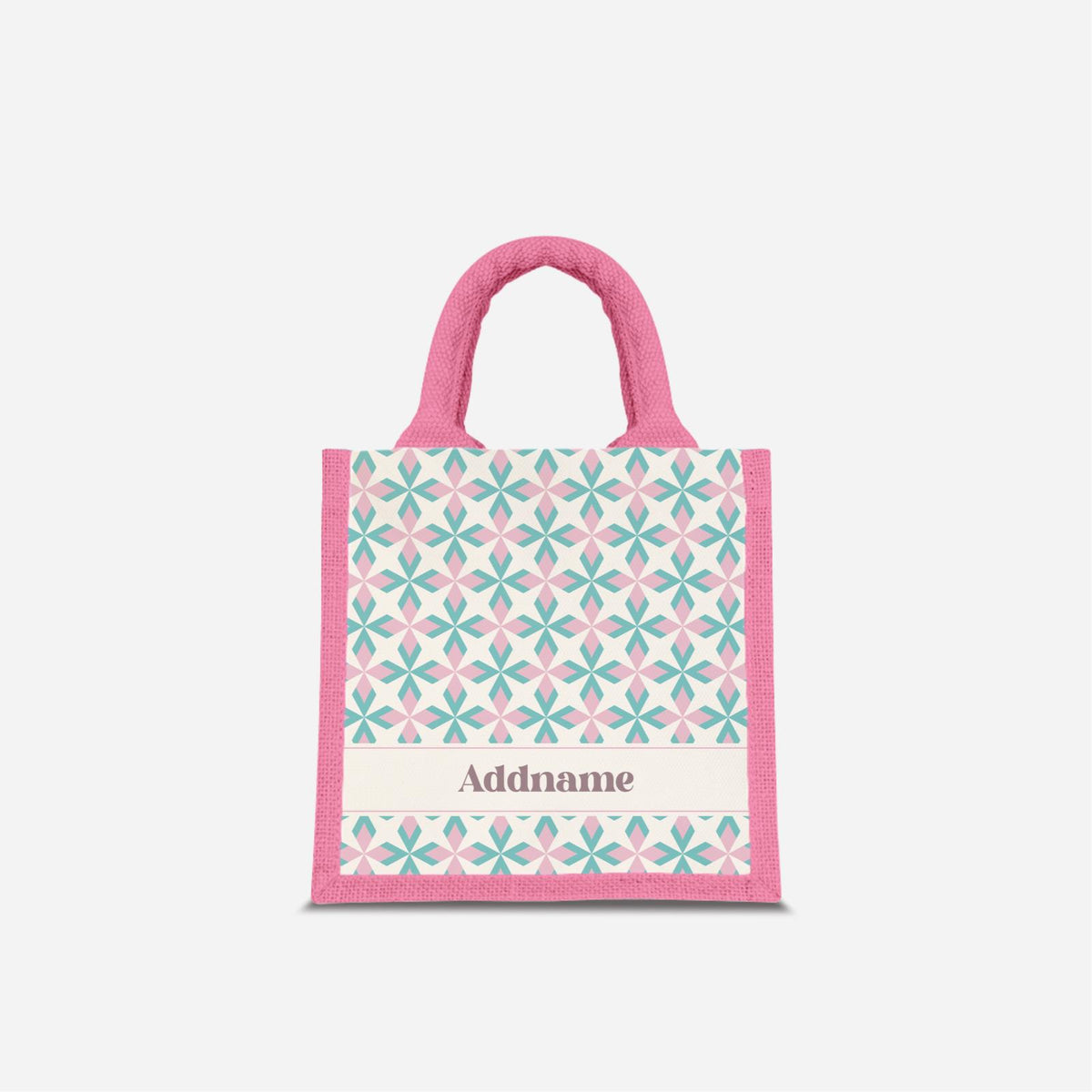 Ixora Series Jute Bag - Light Pink