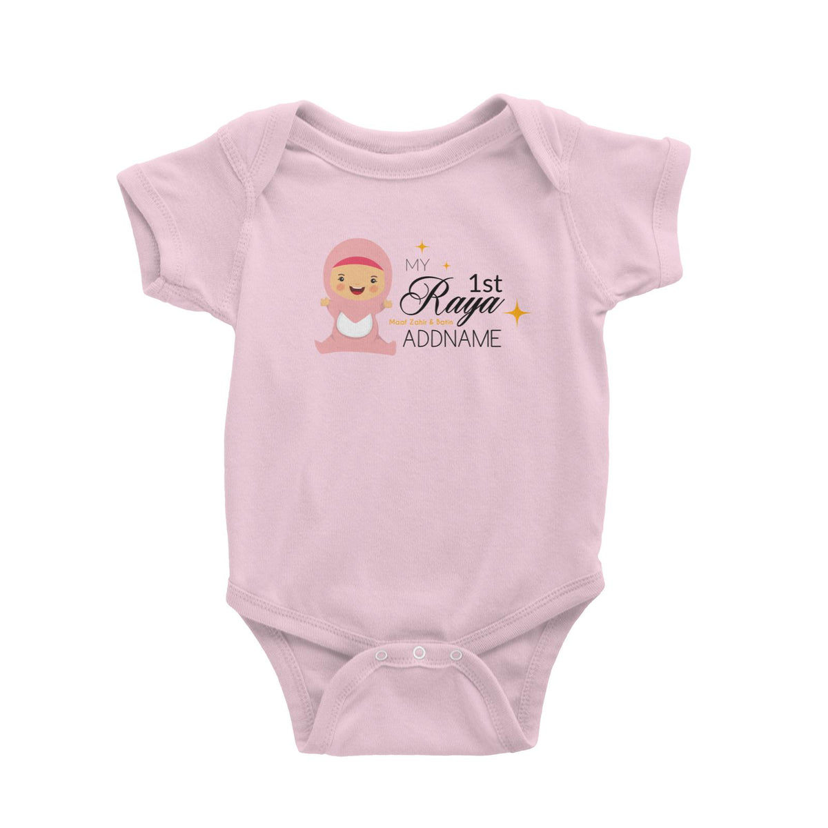 My 1st Raya Baby Girl Baby Romper  Personalizable Designs Sweet Character