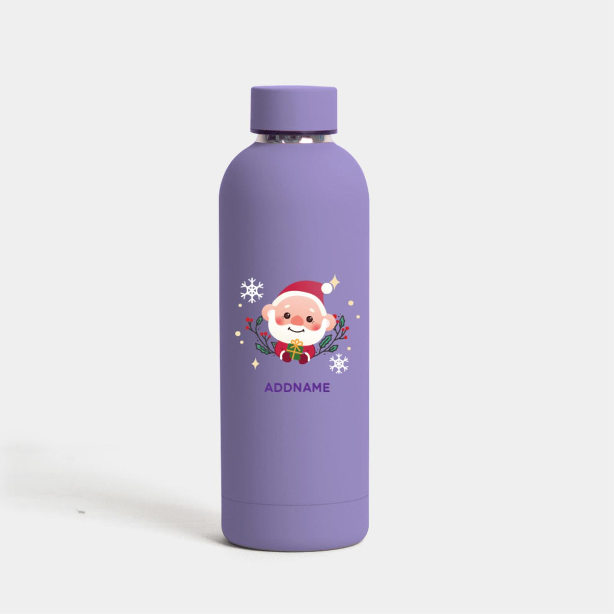 Christmas Cute Animal Series Mizu -  Santa Light Purple
