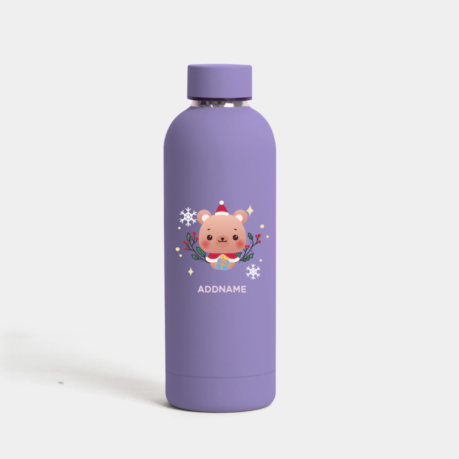 Christmas Cute Animal Series Mizu -  Bear Light Purple