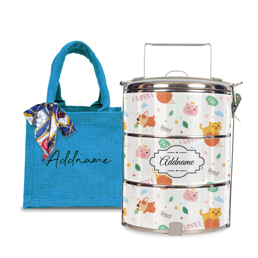 Cat And Friends Tiffin Carrier