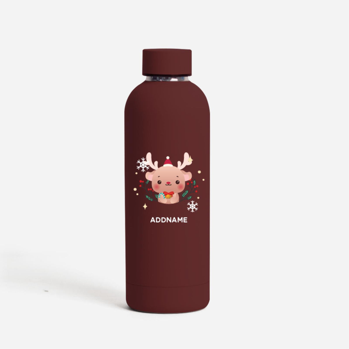 Christmas Cute Animal Series Mizu -  Reindeer Maroon