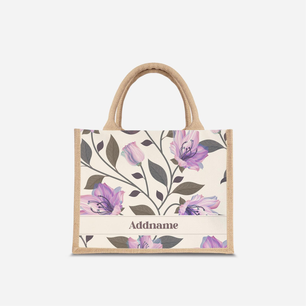 Classic Kesuma Jute Bag - Mystic Purple