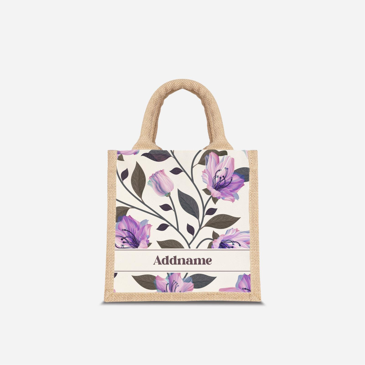 Classic Kesuma Jute Bag - Mystic Purple