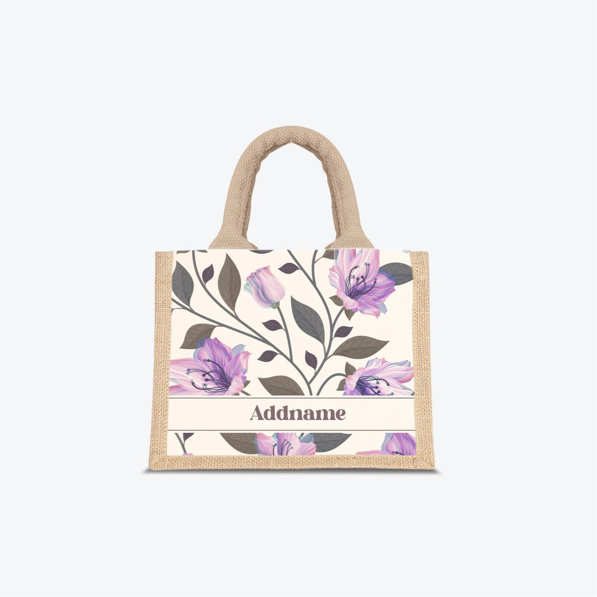 Classic Kesuma Jute Bag - Mystic Purple