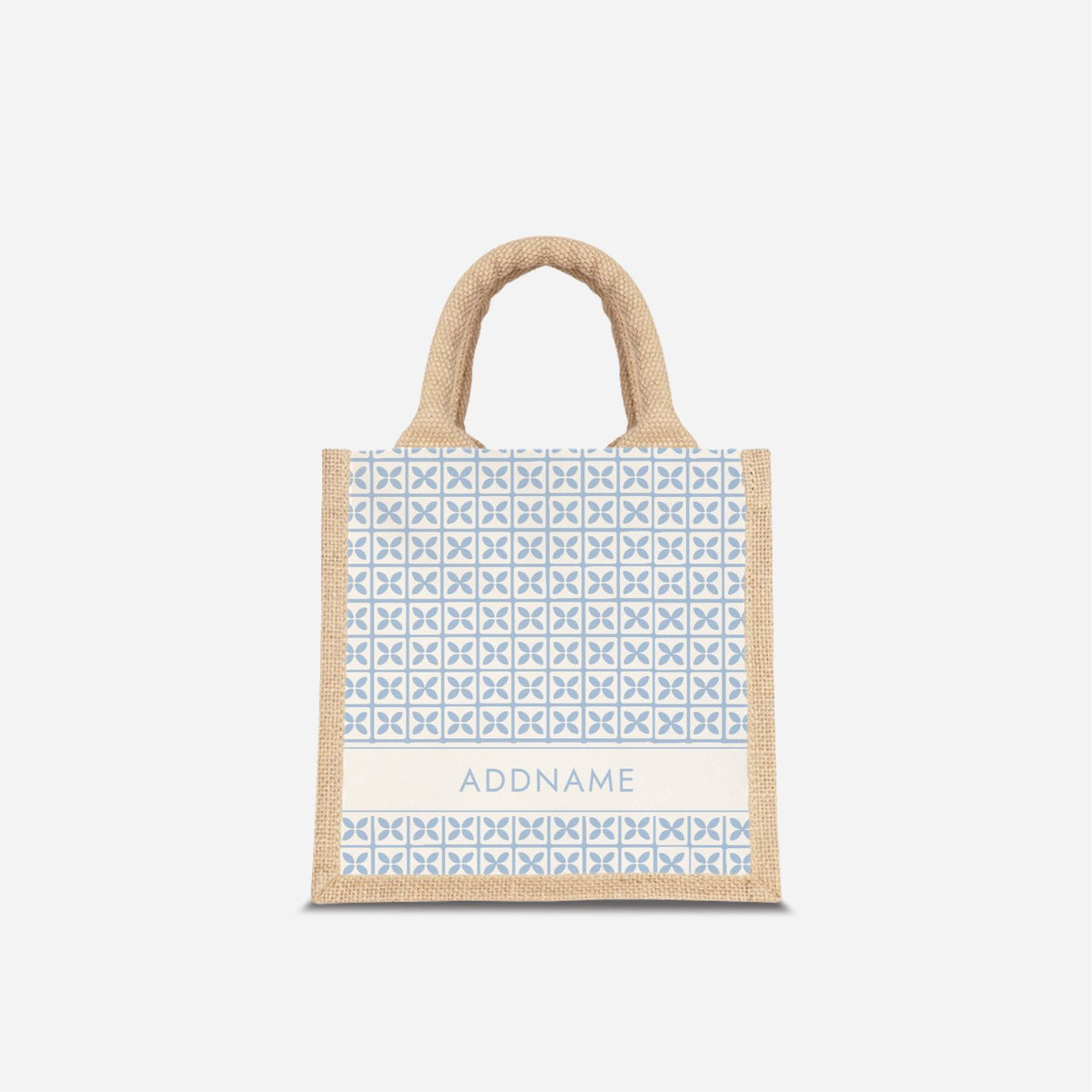 Kedah Rumaysa Jute Bag - Light Blue