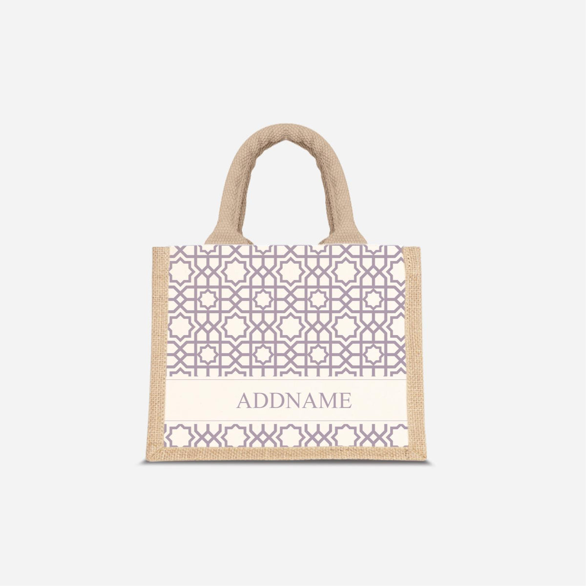 Annas Series - Pastel Purple Jute Bags