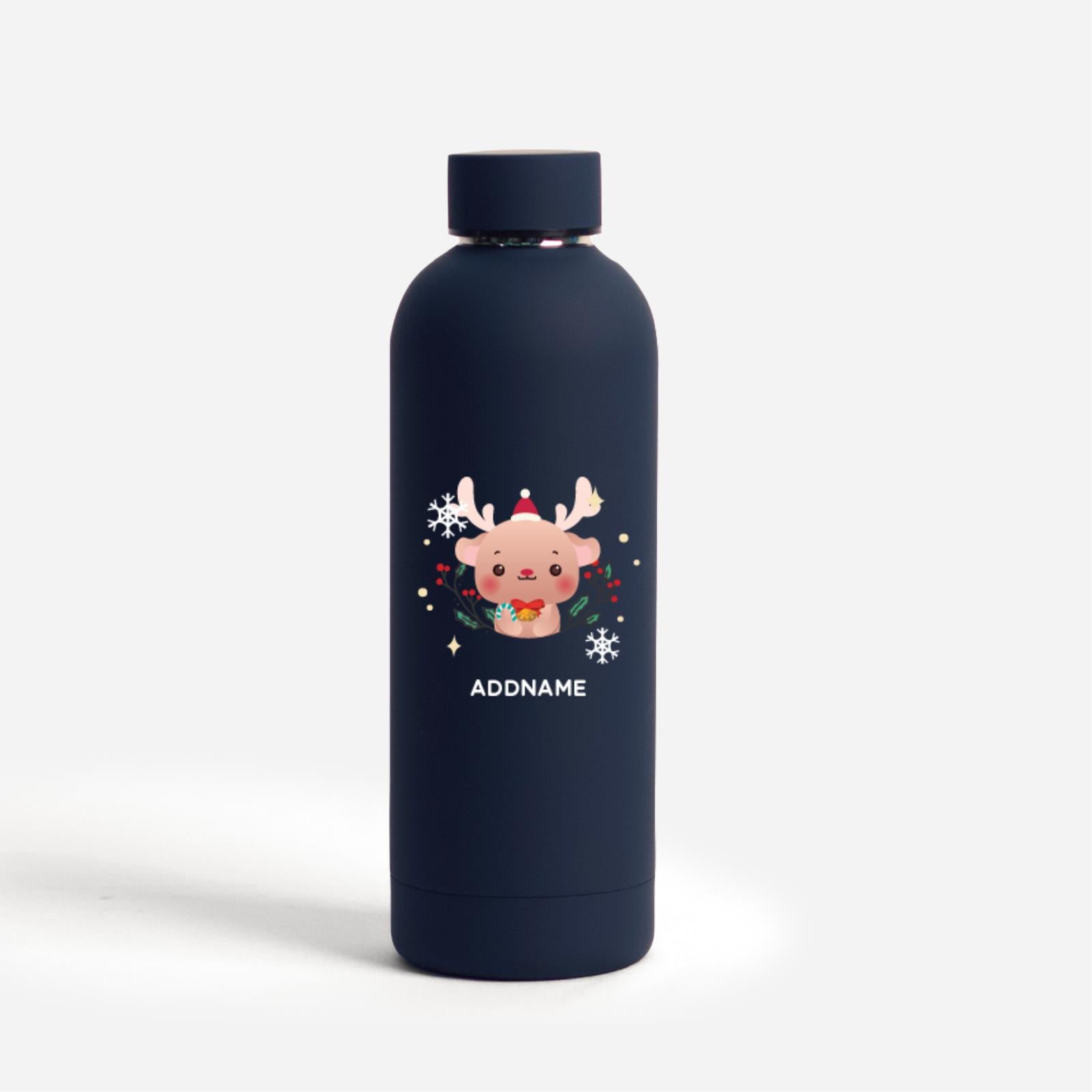 Christmas Cute Animal Series Mizu -  Reindeer Navy