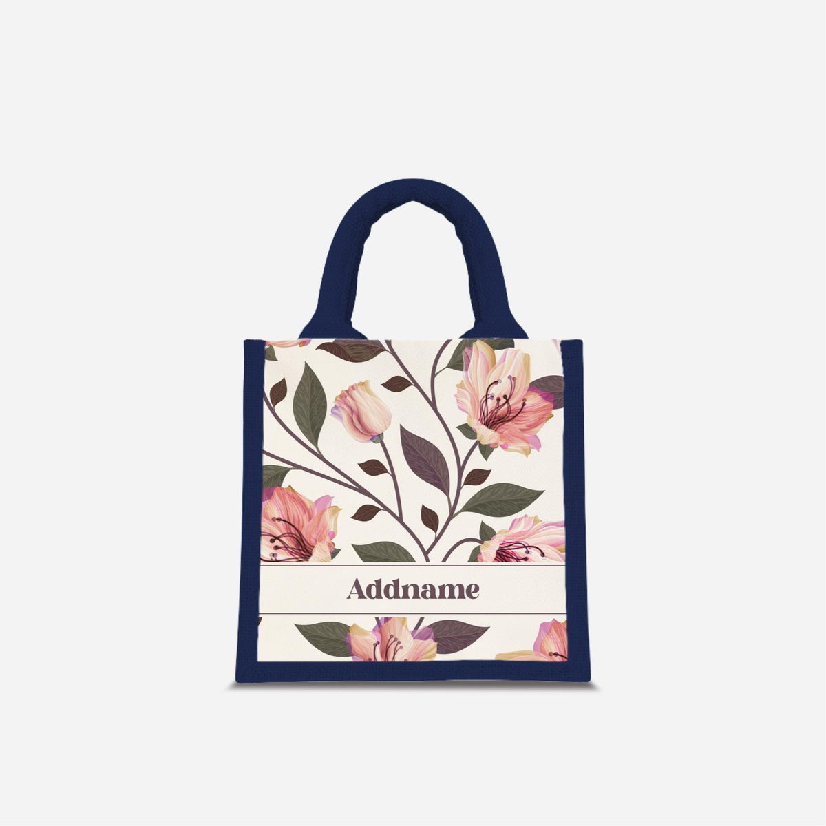 Classic Kesuma Jute Bag - Romantic Pink