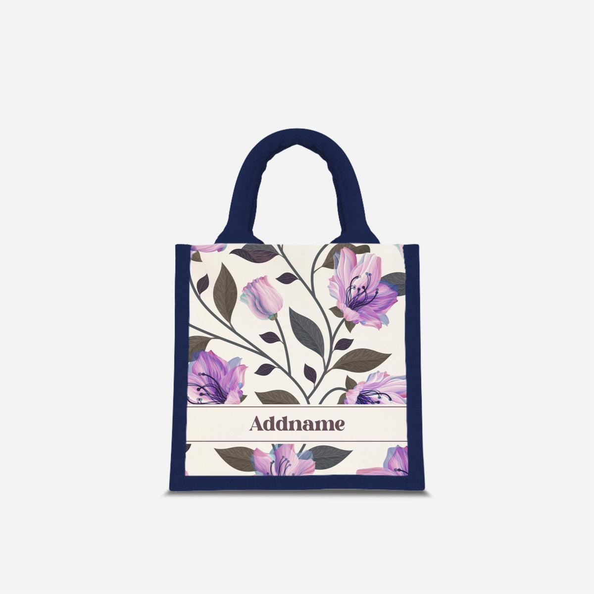 Classic Kesuma Jute Bag - Mystic Purple