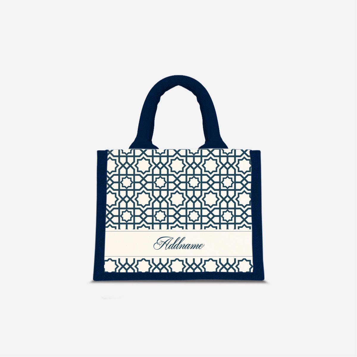 Annas Series - Prussian Blue Jute Bags