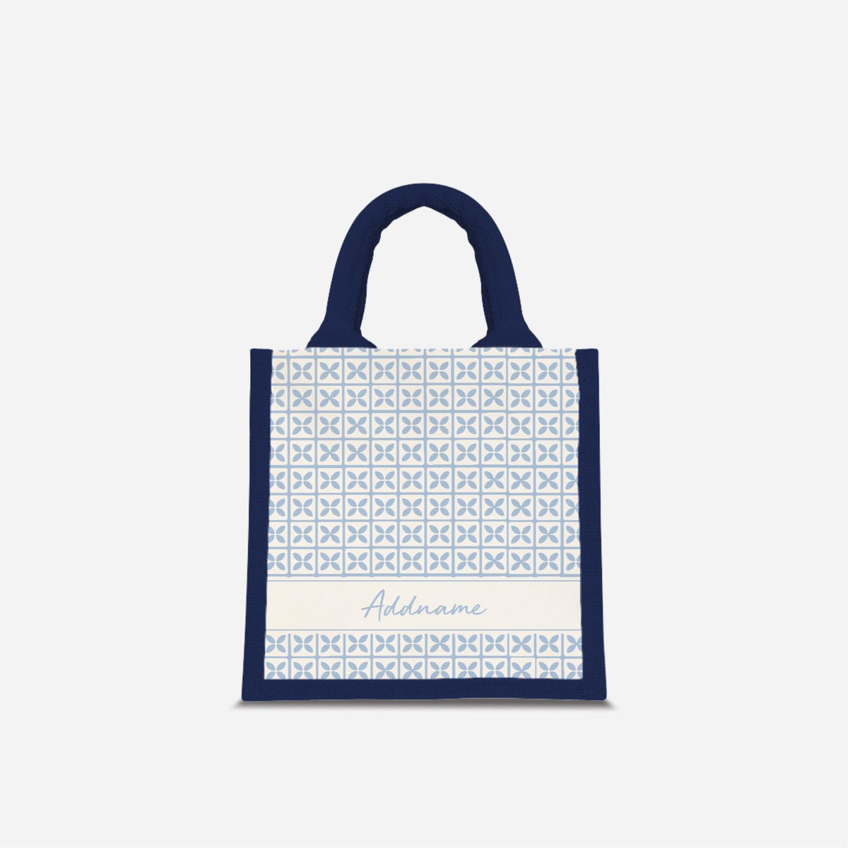 Kedah Rumaysa Jute Bag - Light Blue