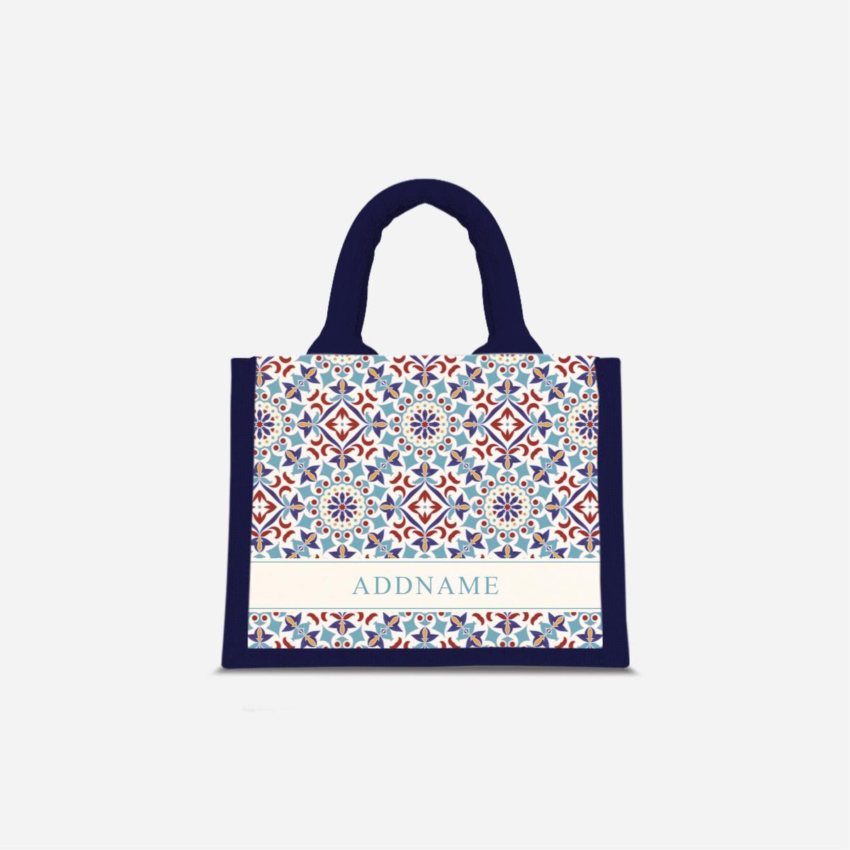 Moroccan Series - Agean Blue Jute Bags