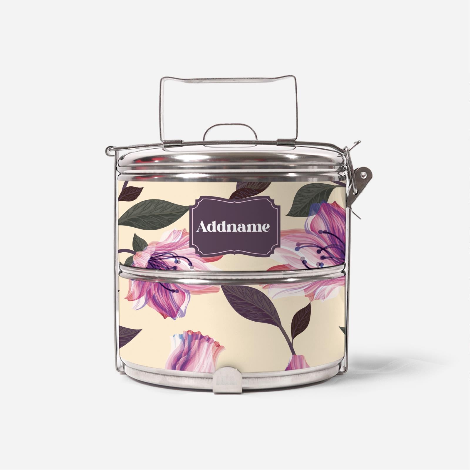 Classic Kesuma - Mystic Purple - Two-Tier Tiffin Carrier