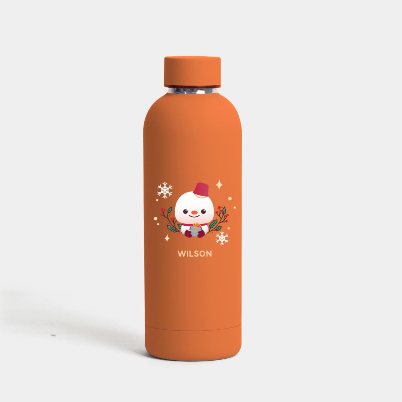 Christmas Cute Animal Series Mizu -  Snowman Orange