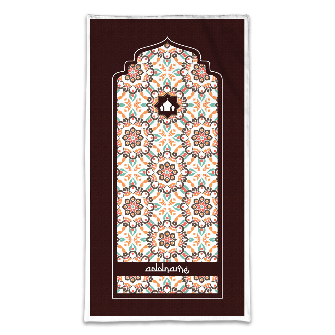 Arabesque Geo Brown  Sejadah Prayer Mat