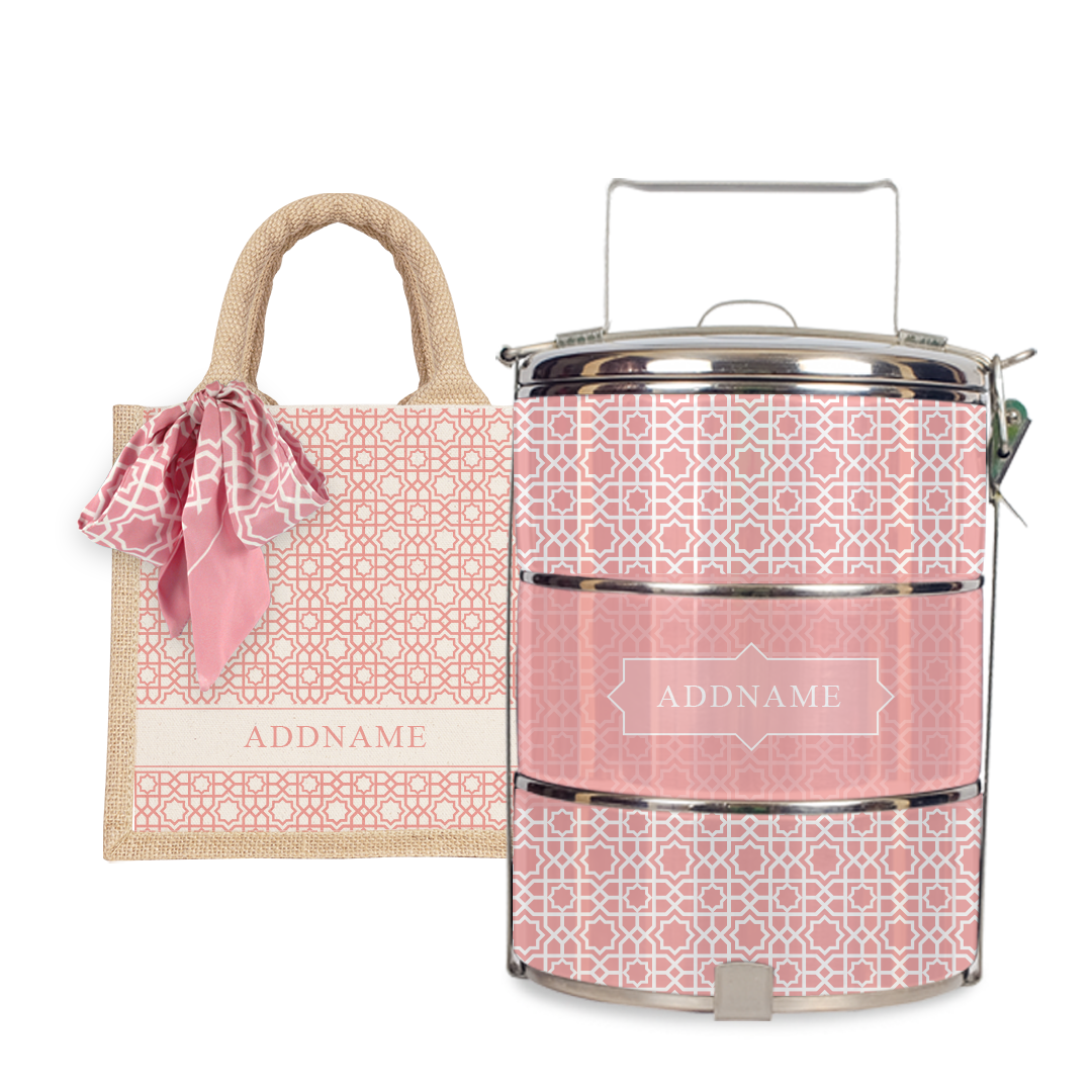 Annas Series - Peach Tiffin Carrier
