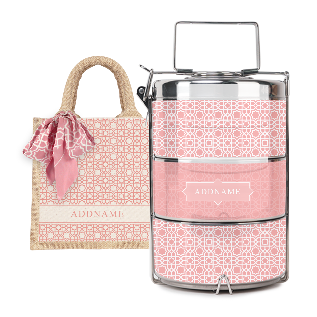 Annas Series - Peach Tiffin Carrier