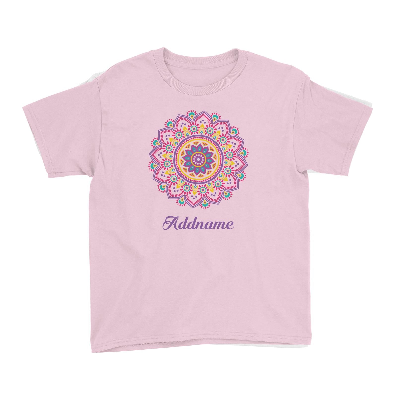 Deepavali Series Purple Mandala Kid's T-Shirt