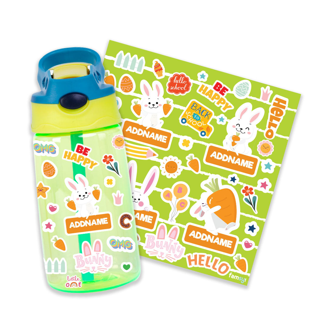 Greenery Rabbit Green Kiddies Bottle