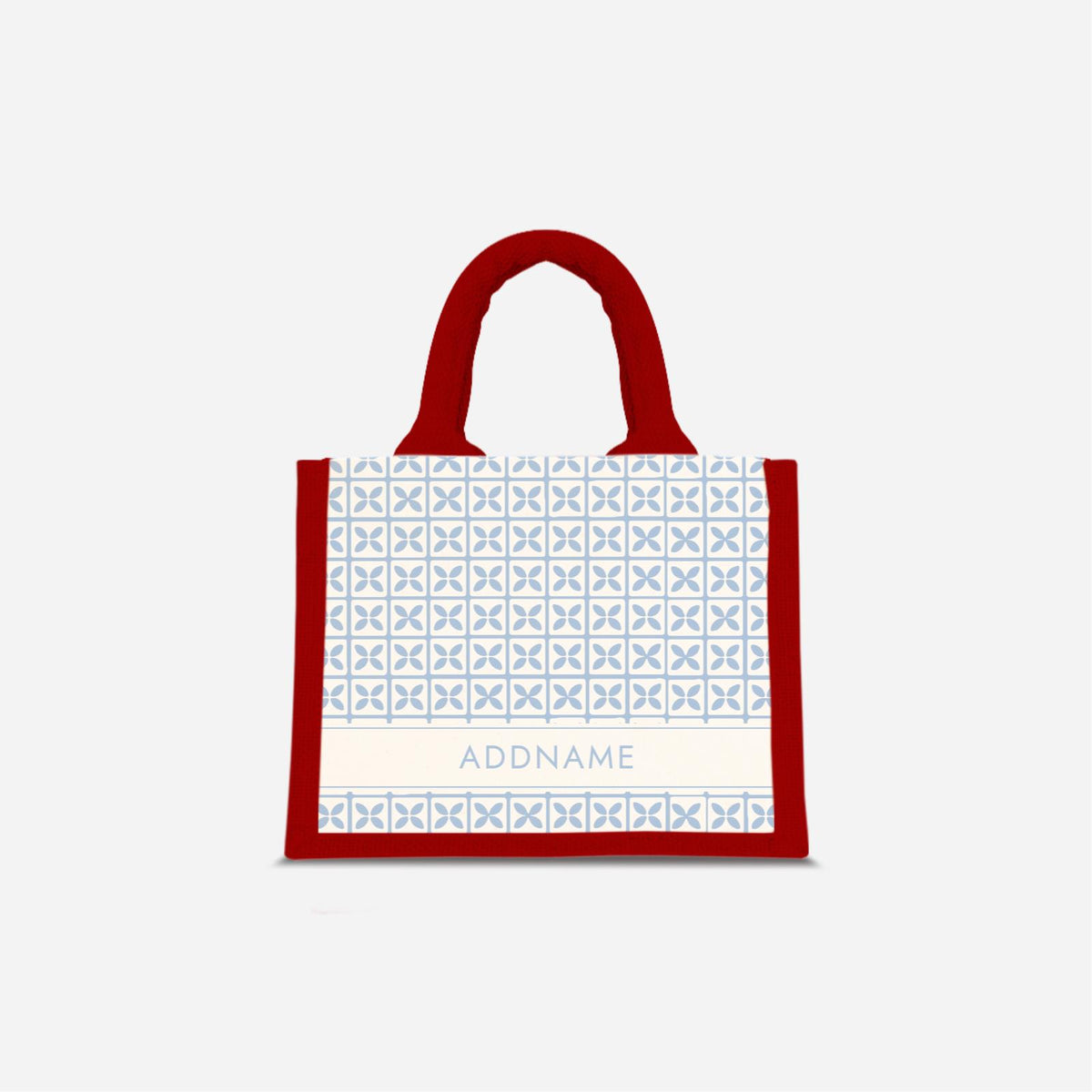 Kedah Rumaysa Jute Bag - Light Blue