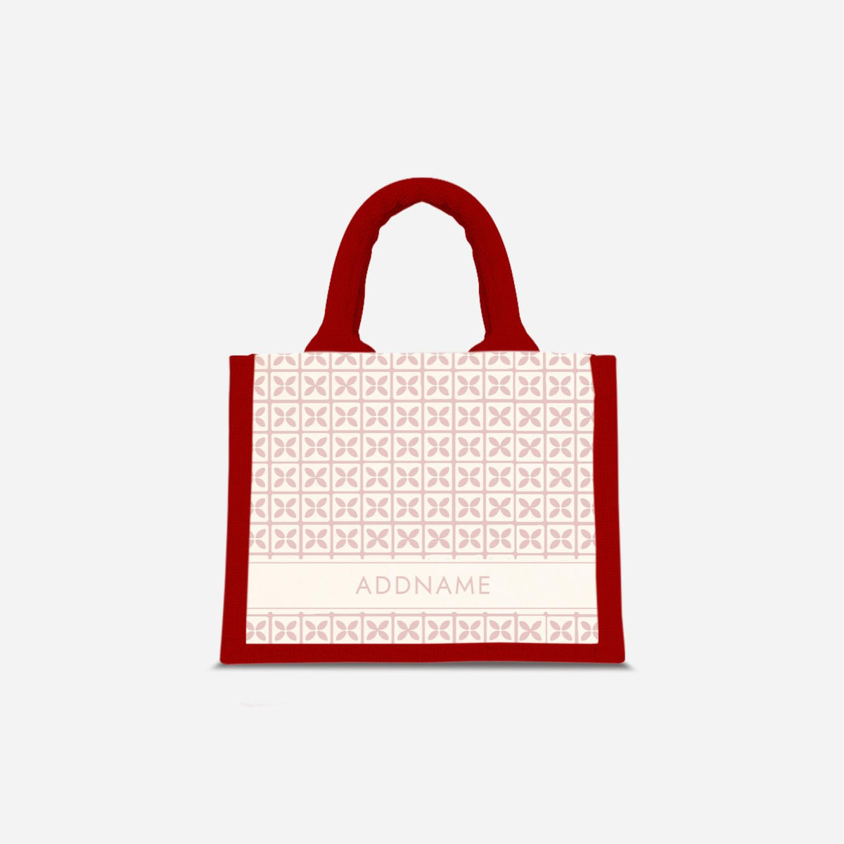 Kedah Rumaysa Jute Bag - Light Pink